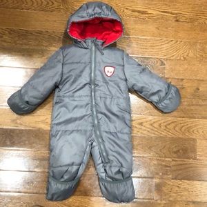 Baby Xtreme one piece fleece lined snow suit 9/12M
